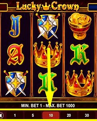 Lucky Crown slot at Crowngold Casino